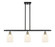 Ballston Three Light Island Pendant in Black Antique Brass (405|516-3I-BAB-G559-5GWH)