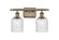 Ballston Two Light Bath Vanity in Antique Brass (405|516-2W-AB-G559-5SDY)