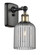 Ballston One Light Wall Sconce in Black Antique Brass (405|516-1W-BAB-G559-5SM)
