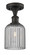 Ballston One Light Semi-Flush Mount in Oil Rubbed Bronze (405|516-1C-OB-G559-5SM)
