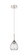 Downtown Urban One Light Pendant in Polished Nickel (405|323-1P-PN-G323-6CL)