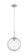 Downtown Urban One Light Mini Pendant in Brushed Satin Nickel (405|321-1P-SN-G320-12CL-SN)