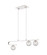 Downtown Urban Three Light Island Pendant in Polished Nickel (405|320-3I-PN-G320-5CL-PN)