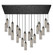 Downtown Urban 21 Light Pendant in Matte Black (405|172BK-B-21P-BK-G434-12SM)