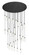 Downtown Urban 31 Light Pendant in Matte Black (405|160BK-B-31P-BK-G434-12CL)