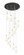 Downtown Urban 13 Light Pendant in Polished Nickel (405|132BK-B-13P-PN-G434-12DE)
