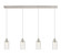 Downtown Urban Four Light Linear Pendant in Polished Nickel (405|124B-4P-PN-G434-7SDY)