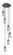 Downtown Urban Six Light Pendant in Matte Black (405|116B-6P-BK-G434-7SM)
