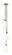Downtown Urban Three Light Pendant in Brushed Brass (405|103B-3P-BB-G434-7WH)