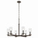 Crosby Six Light Chandelier in Olde Bronze (12|44013OZ)