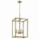 Crosby Four Light Foyer Pendant in Natural Brass (12|43998NBR)