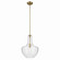 Everly One Light Pendant in Natural Brass (12|42046NBRCS)