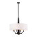 Patchwork Four Light Pendant in Black/Satin Brass (137|503P04BLSB)