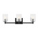 Lando Three Light Wall / Bath in Midnight Black (1|GLV1043EN/MBK)