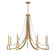 Helen Nine Light Chandelier in Warm Brass (51|1-8805-9-322)