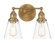 Barwell Two Light Bath Vanity in Oxidized Aged Brass (7|5682-923)
