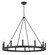 Dutton 12 Light Chandelier in Coal Black (7|1716-66A)