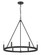 Dutton Six Light Chandelier in Black Coal (7|1715-66A)