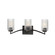 Rigata Three Light Bath Vanity in Black (16|21373CRBK)
