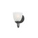 Axis One Light Bath Vanity in Black (16|11381FTBK)