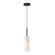 Blizzard One Light Pendant in Black (16|10511MRBK)