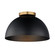 Thelonious One Light Flush Mount in Black / Natural Aged Brass (16|10029BKNAB)