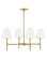 Beale LED Chandelier in Lacquered Brass (531|83774LCB)