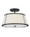 Clarke LED Semi-Flush Mount in Black (13|4893BK)