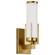 Roselle One Light Vanity in Natural Brass (72|60-8041)