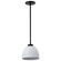Collins One Light Mini Pendant in Matte Black (72|60-8012)