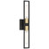 Tyne LED Wall Sconce in Black w/Antique Brushed Brass (18|62349LEDDLP-BWA)