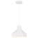 Poly One Light Pendant in Matte White (18|52088-MWH)