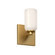 Nola One Light Wall Sconce in Brushed Gold/Glossy Opal Glass (347|WS57704-BG/GO)