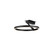 Roda LED Semi-Flush Mount in Black (347|SF27716-BK-3WCCT-UNV)