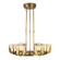 Colette LED Chandelier in Vintage Brass/Alabaster (452|CH362627VBAR-UNV)