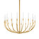 Amalthea LED Chandelier in Vintage Brass (68|481-28-VB)