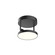 Novel LED Semi Flush Mount in Black (347|SF72205-BK-UNV)