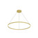 Cerchio LED Pendant in Brushed Gold (347|PD87148-BG-UNV-010)