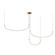 Talis LED Pendant in Brushed Gold (347|MP89370-BG-UNV)