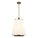 Desert Flyer Three Light Foyer Pendant in Satin Brass/Medium Walnut (137|520F03SBW)