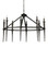 Blackthorn Eight Light Chandelier in Aged Bronze (142|9000-1236)