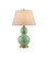 Eau de Nil One Light Table Lamp in Green/Textured Antique Gold Leaf (142|6000-0975)