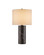 Vespera One Light Table Lamp in Coffee Brown/Antique Brass (142|6000-0974)