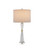 Edelmar One Light Table Lamp in White/Natural Brass/Clear (142|6000-0973)