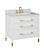 Verona Collection Vanity with Sink in Acrylic White / Natural / White / Champagne (142|3800-0007)