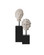 Venus Head on Stand Set of 2 Venus Head on Stand Set of 2 in Beige/Pale Gray/Black (142|1200-0932)