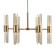 Cret LED Chandelier in Oxidized Brass (52|21391)
