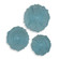 Ocean Gems Wall Decor Set/3 in Ocean Blue (52|04378)