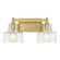 Dover Two Light Bathroom Vanity in Warm Brass (51|8-1030-2-322)