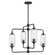 Holton Four Light Chandelier in Matte Black (51|1-3025-4-89)